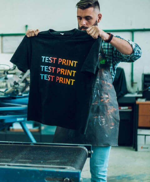 Modern printing equipment at Fastprint Delhi office